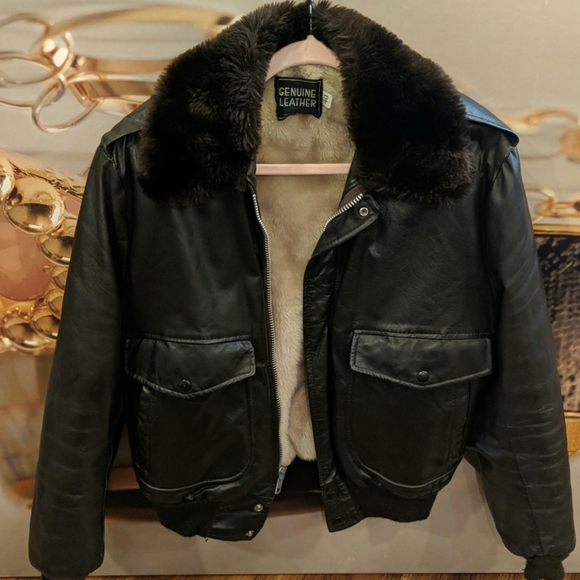 r sherman leather jacket